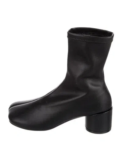 Pre-owned Maison Margiela Leather Boots In Black