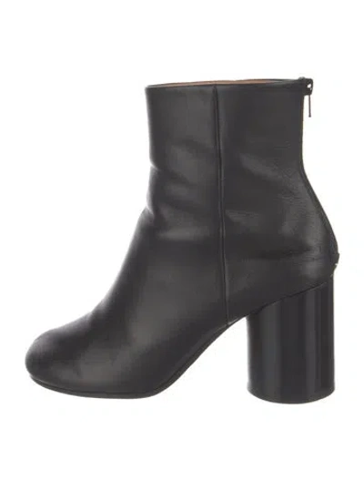 Pre-owned Maison Margiela Leather Boots In Black