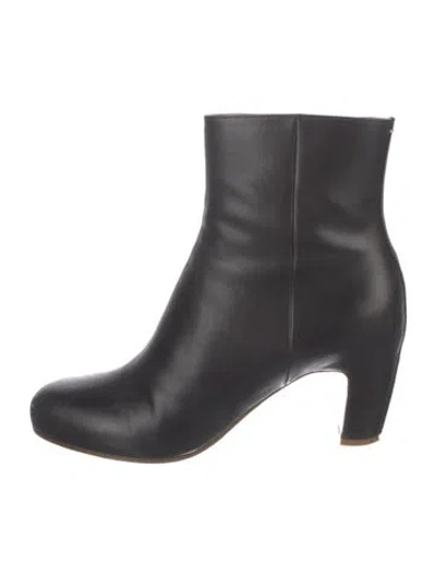 Pre-owned Maison Margiela Leather Boots In Black