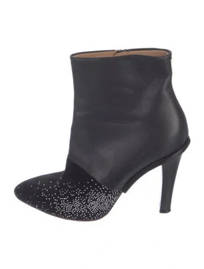 Pre-owned Maison Margiela Leather Boots In Black