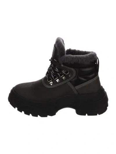 Pre-owned Maison Margiela Leather Boots In Black