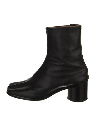 Pre-owned Maison Margiela Leather Boots In Black