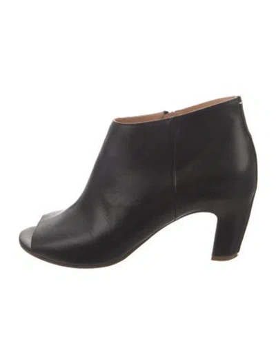 Pre-owned Maison Margiela Leather Boots In Black
