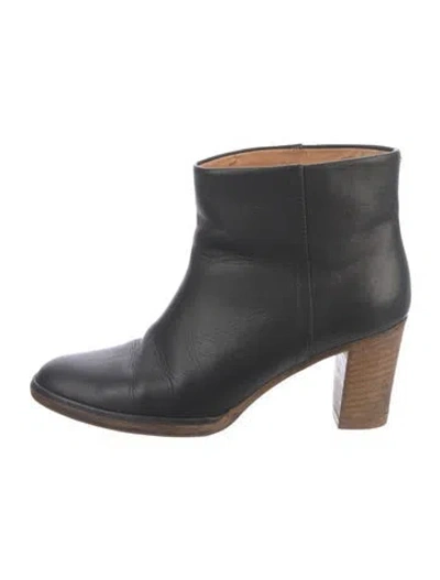 Pre-owned Maison Margiela Leather Boots In Black