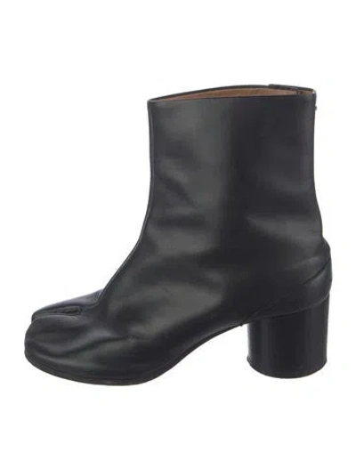 Pre-owned Maison Margiela Leather Boots In Blue