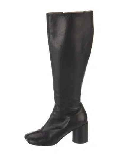 Pre-owned Maison Margiela Leather Boots In Blue