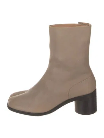 Pre-owned Maison Margiela Leather Boots In Brown