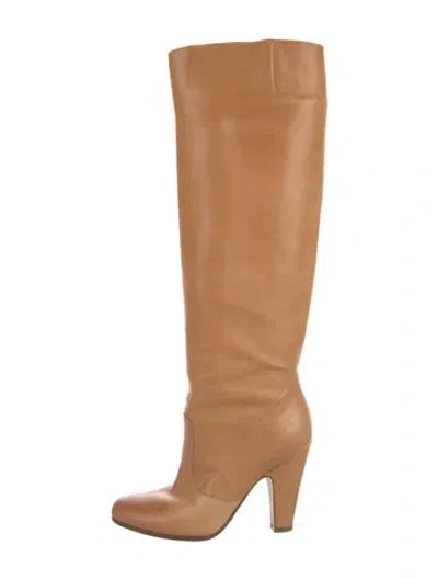 Pre-owned Maison Margiela Leather Boots In Brown