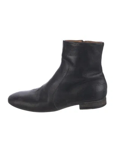 Pre-owned Maison Margiela Leather Boots In Multi