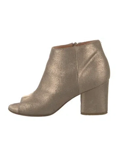 Pre-owned Maison Margiela Leather Boots In Neutral