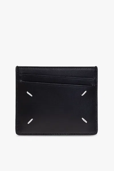 Maison Margiela Leather Card Case In Black