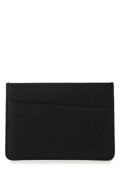 Maison Margiela Leather Card Holder In Black