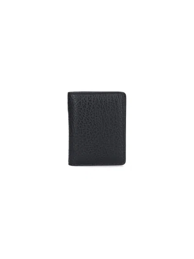 Maison Margiela Leather Cardholder In Black