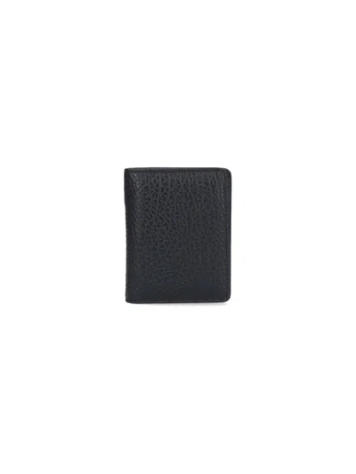 Maison Margiela Leather Cardholder In Black