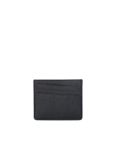 Maison Margiela Leather Cardholder In Black