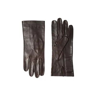 Pre-owned Maison Margiela Leather Gloves 'brown' | Men's Size L