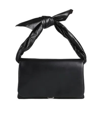 Maison Margiela Leather Handbags In Black