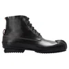 Maison Margiela Leather High-top Sneakers Men In Black