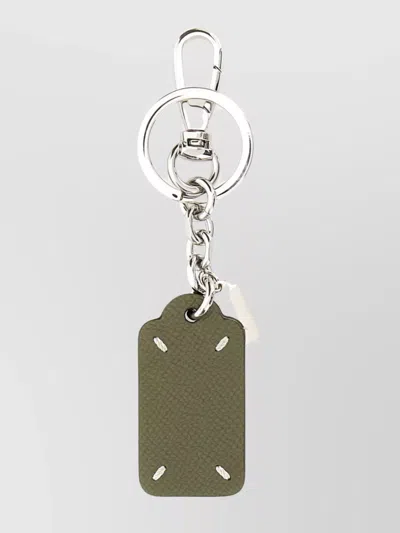 Maison Margiela Leather Keyring Metal Accent