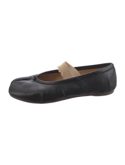 Pre-owned Maison Margiela Leather Loafers In Black