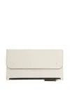 Maison Margiela Press-stud Leather Wallet In Nude