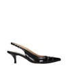 Maison Margiela Black Kinkies Slingback Heels In Black