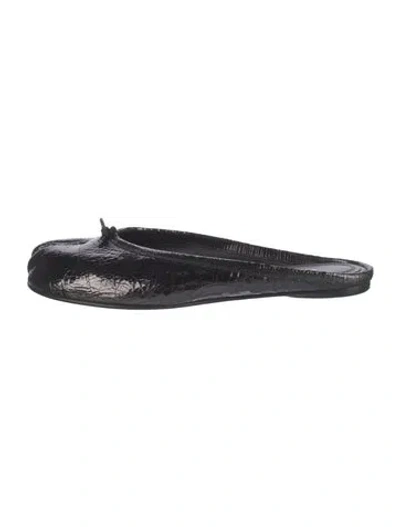 Pre-owned Maison Margiela Leather Mules In Black