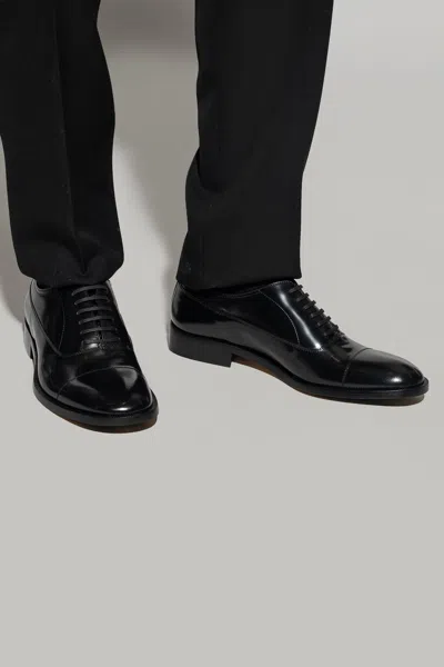 Maison Margiela Derby Lace-up Shoes In Black