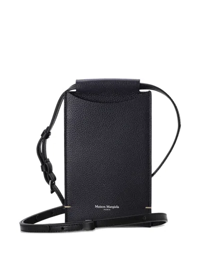 Maison Margiela Handytasche Aus Leder In Blue