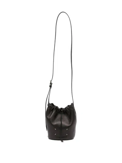 Maison Margiela Leather Pouch In Black