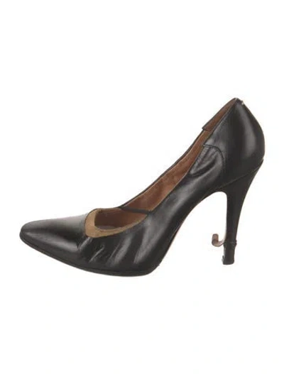 Pre-owned Maison Margiela Leather Pumps In Black