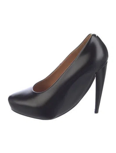 Pre-owned Maison Margiela Leather Pumps In Black