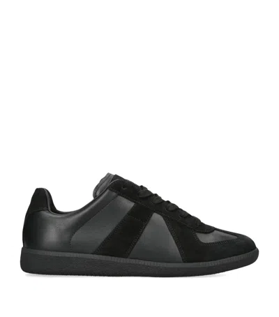 MAISON MARGIELA LEATHER REPLICA SNEAKERS