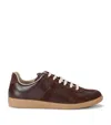 MAISON MARGIELA LEATHER REPLICA SNEAKERS