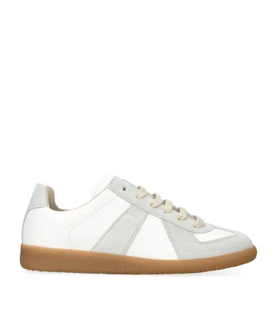 MAISON MARGIELA LEATHER REPLICA SNEAKERS