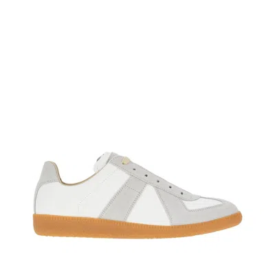 MAISON MARGIELA LEATHER REPLICA SNEAKERS