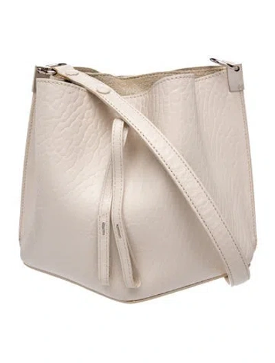 Pre-owned Maison Margiela Leather Shoulder Bag In Gray
