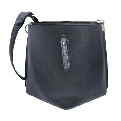 Pre-owned Maison Margiela Leather Shoulder Bag () In Black