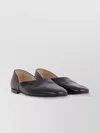 Maison Margiela Leather Grecian Slider Slippers Round Toe