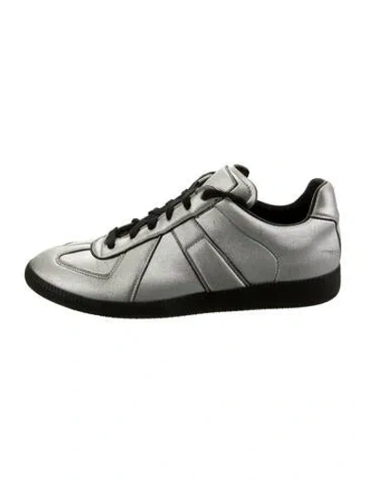 Pre-owned Maison Margiela Leather Sneakers