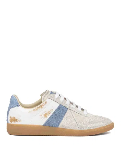 MAISON MARGIELA LEATHER SNEAKERS