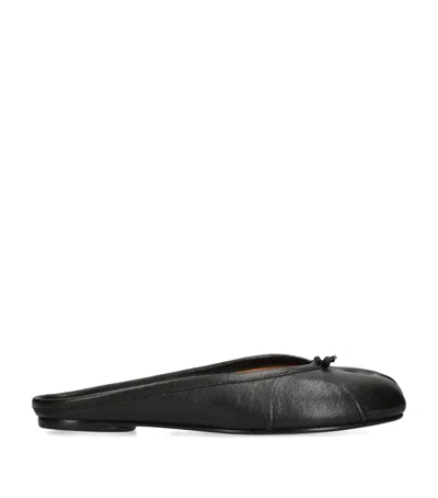 MAISON MARGIELA LEATHER TABI BALLERINA BALLET FLATS