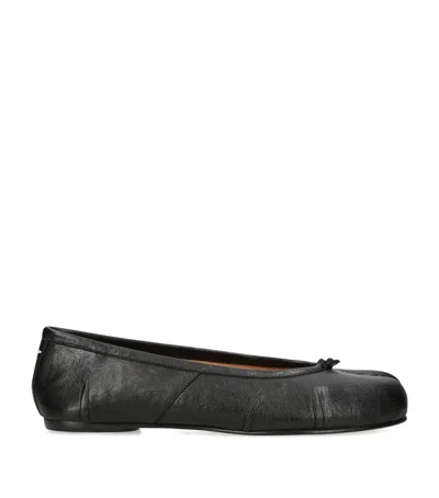 MAISON MARGIELA LEATHER TABI BALLET FLATS