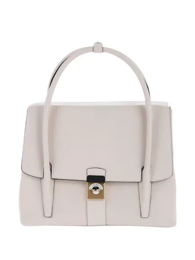 Maison Margiela Leather Tote Bag In Neutrals
