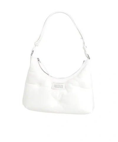 Maison Margiela Leather Underarm Bag In Pink