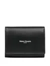 Maison Margiela Leather Wallet In Black