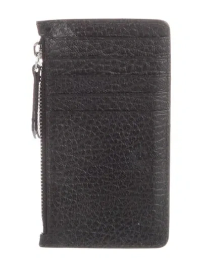 Pre-owned Maison Margiela Leather Wallet In Black