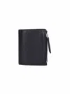 Maison Margiela Leather Wallet In Black  