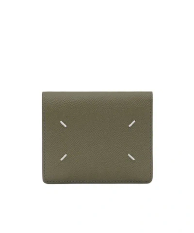 Maison Margiela Leather Wallet In Brown
