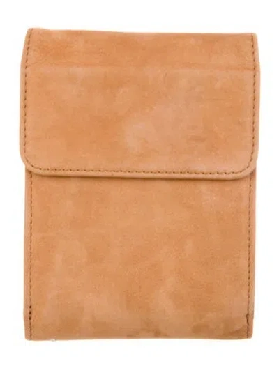 Pre-owned Maison Margiela Leather Wallet In Brown